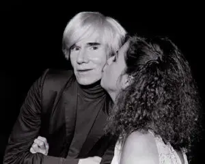 Paloma Kissing Andy